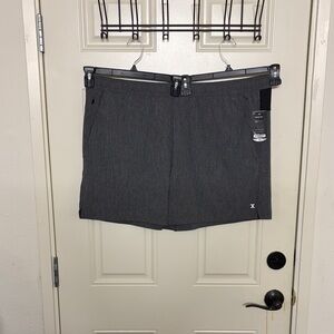 Xersion Men's Charcoal Flat Front Shorts